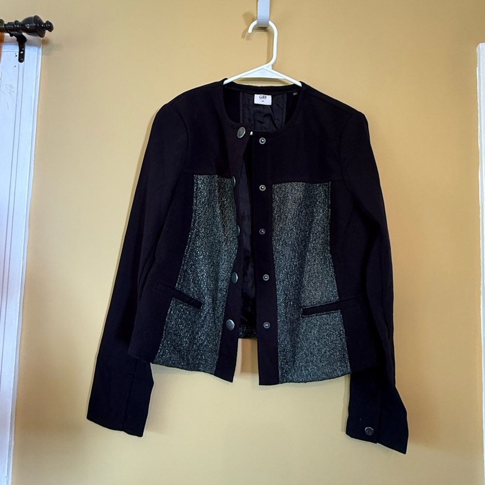 CAbi Black and Gray Blazer